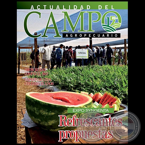 CAMPO AGROPECUARIO - AO 16 - NMERO 188 - FEBRERO 2017 - REVISTA DIGITAL